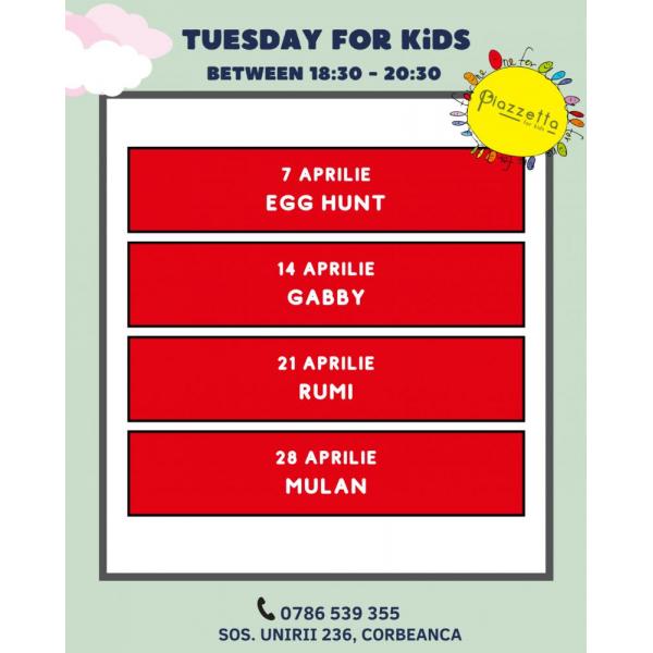 Martea este despre distractia celor mici la Piazzetta for kids!